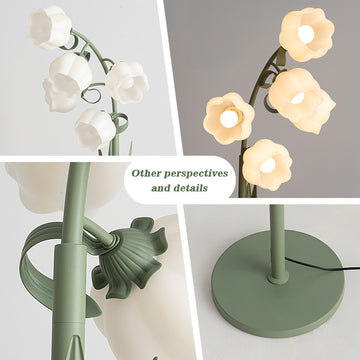 Pastoral Style Flower Floor Lamp