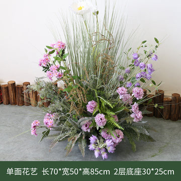 Large plant soft furnishings landscape courtyard plants and flower decorations