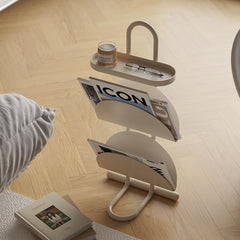 Bedroom bedside shelf creative small table side cabinet