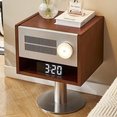 Solid wood bedside table Bauhaus retro style bedroom sofa simple cabinet storage