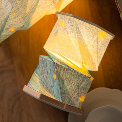 Starry Sky Rotating Lamp Origami Night Light