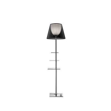 Acrylic floor lamp by the sofa in the living room and bedroom