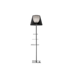 Acrylic floor lamp by the sofa in the living room and bedroom