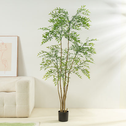 Artificial Nandina Potted Plant Home Indoor Decoration Ornament