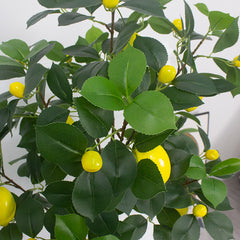 Artificial lemon tree potted plant home decoration