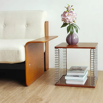 Stainless Steel Modular Storage Rack Coffee Table