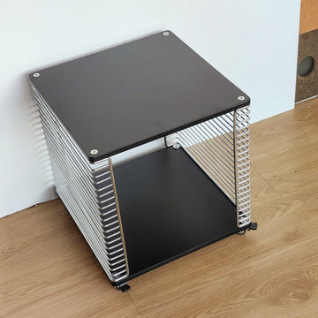 Stainless Steel Modular Storage Rack Coffee Table