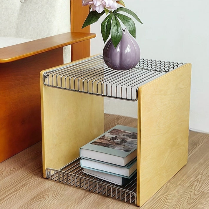 Stainless Steel Modular Storage Rack Coffee Table