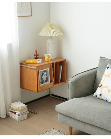 Home Side Table Corner Cabinet Solid Wood Bedside Table