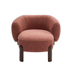 Solid wood leisure chair wabi-sabi style chair