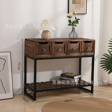 Minimalist Style Storage Cabinet Painted Hallway Cabinet
