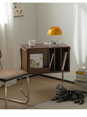 Home Side Table Corner Cabinet Solid Wood Bedside Table