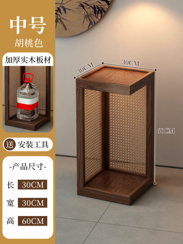 实木博古架花架子客厅落地式中式宋代美学仿古盆景阳台花盆置物架