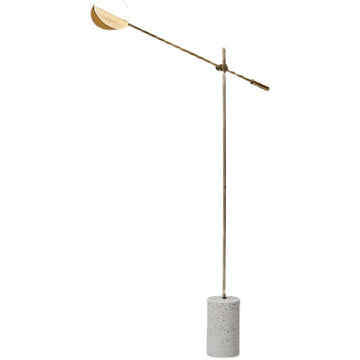 Vertical floor lamp, simple and personalized, terrazzo bedroom bedside study living room floor lamp