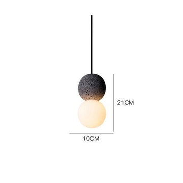 Modern Stone Glass Pendant Lighting