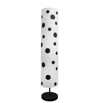 Minimalist Polka Dot Paper Floor Lamp