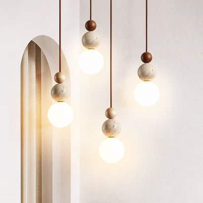 Modern Stone Glass Pendant Lighting