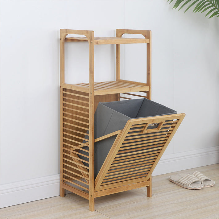 Dirty laundry storage basket bathroom bamboo cloth
