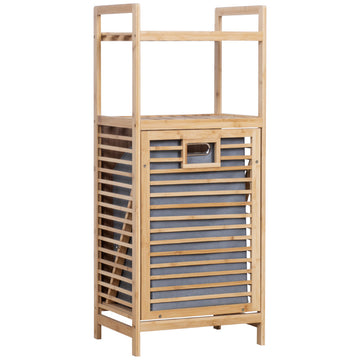 Dirty laundry storage basket bathroom bamboo cloth