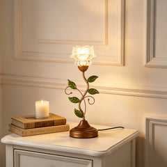 Pastoral Living Room Lamp Modern Simple Creative Flower Decorative Bedroom Bedside Table Lamp
