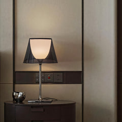 Acrylic floor lamp by the sofa in the living room and bedroom