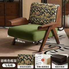 Vintage single sofa chair living room French retro style