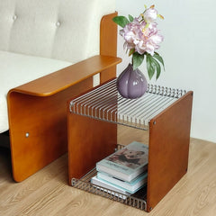 Stainless Steel Modular Storage Rack Coffee Table