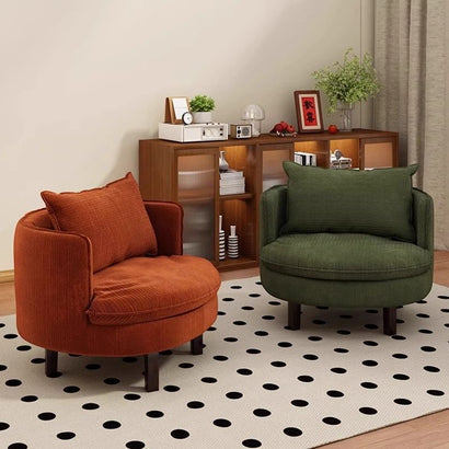 Minimalist single round sofa chair