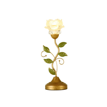 Pastoral Living Room Lamp Modern Simple Creative Flower Decorative Bedroom Bedside Table Lamp
