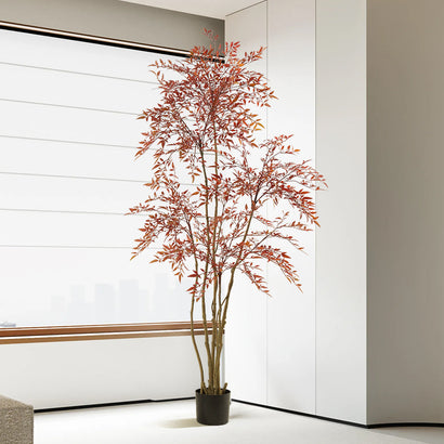 Artificial Nandina Potted Plant Home Indoor Decoration Ornament