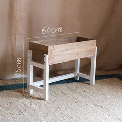 Solid wood flower trough, flower stand, flower table, partition, large flower pot, flower pot storage, vintage multi-layer iron storage rack for balcony