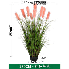 Artificial flowers, fake trees, and potted plants