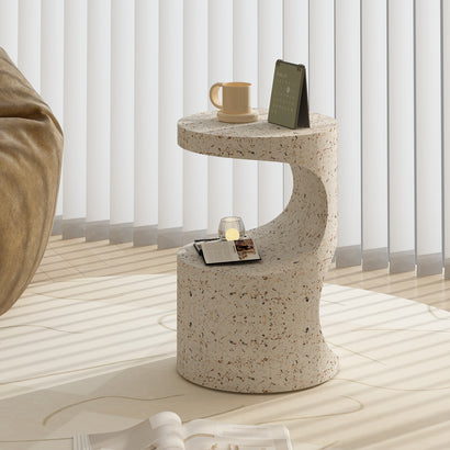 Japanese-style corner small round table