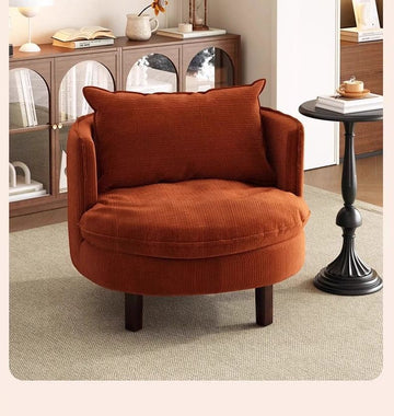 Minimalist single round sofa chair