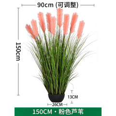 Artificial flowers, fake trees, and potted plants