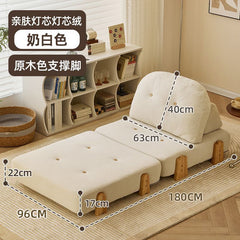 Tofu Cube Sofa Fabric Art Small Apartment Modular Bed