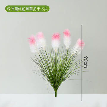 Simulation Green Plants High-End Feel Reed and Foxtail Plant Potted Plant