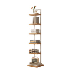 Multi-layer shelf divider for bedside bookshelf