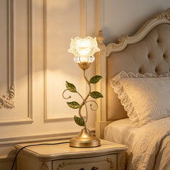 Pastoral Living Room Lamp Modern Simple Creative Flower Decorative Bedroom Bedside Table Lamp