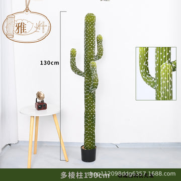 Artificial Cactus Column Potted Tropical Plant
