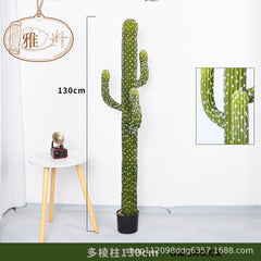 Artificial Cactus Column Potted Tropical Plant