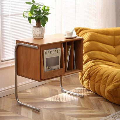 Home Side Table Corner Cabinet Solid Wood Bedside Table