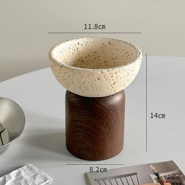 Travertine Tray Hallway Decoration Storage Rack for Accessories