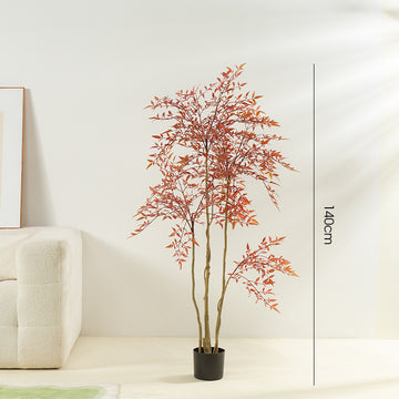 Artificial Nandina Potted Plant Home Indoor Decoration Ornament