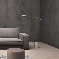 Vertical floor lamp, simple and personalized, terrazzo bedroom bedside study living room floor lamp