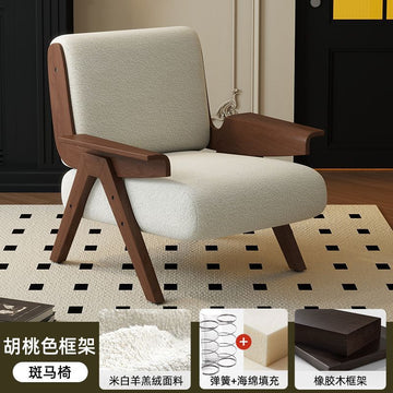 Vintage single sofa chair living room French retro style