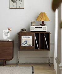 Home Side Table Corner Cabinet Solid Wood Bedside Table