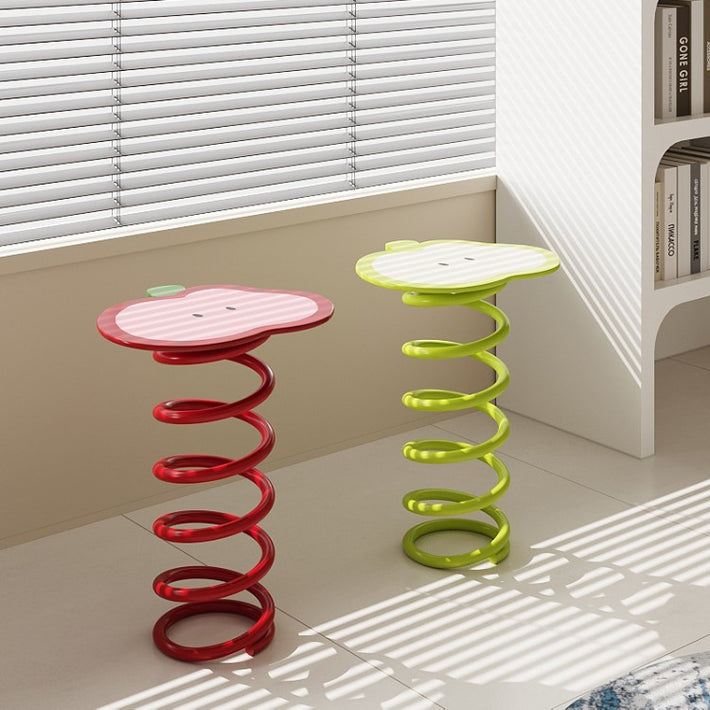 Apple spring coffee table small table beside bedroom bed and sofa