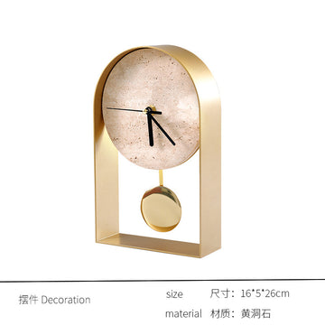 Room study clock decoration bookshelf desktop handicraft ornament