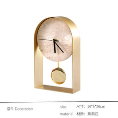 Room study clock decoration bookshelf desktop handicraft ornament